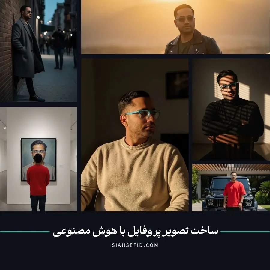 ساخت تصویر پروفایل