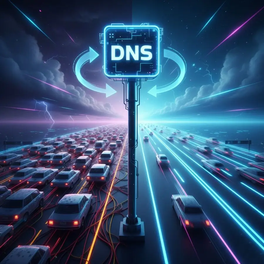 آموزش تغییر گام به گام dns