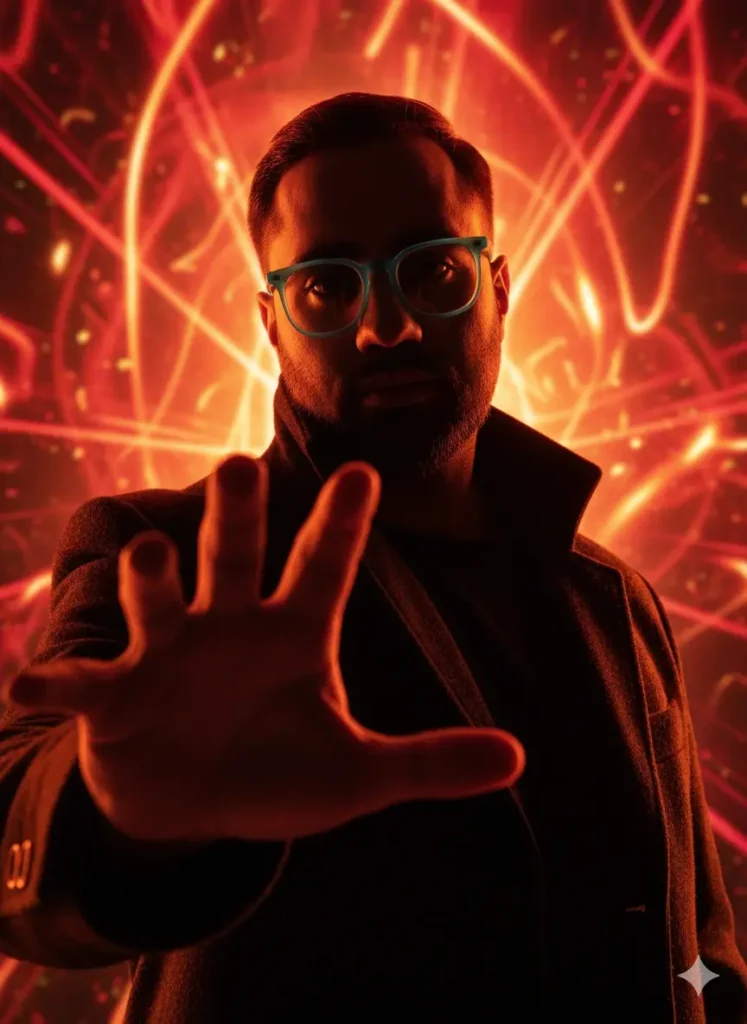 نمونه عکس پروفایل سایبرپانک و نئو-نوآر ساخته شده با هوش مصنوعی جمینی.