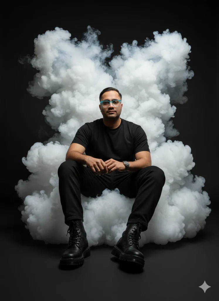 عکس پروفایل پادشاهی در میان دود