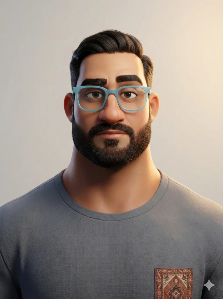 نمونه خروجی هوش مصنوعی تصویر ساز با سبک پهلوان کارتونی