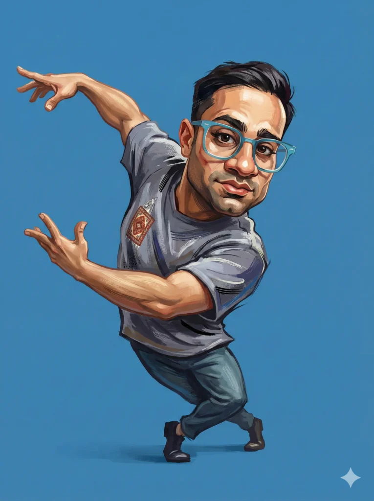 نمونه خروجی هوش مصنوعی تصویر ساز با سبک رقص قلمو